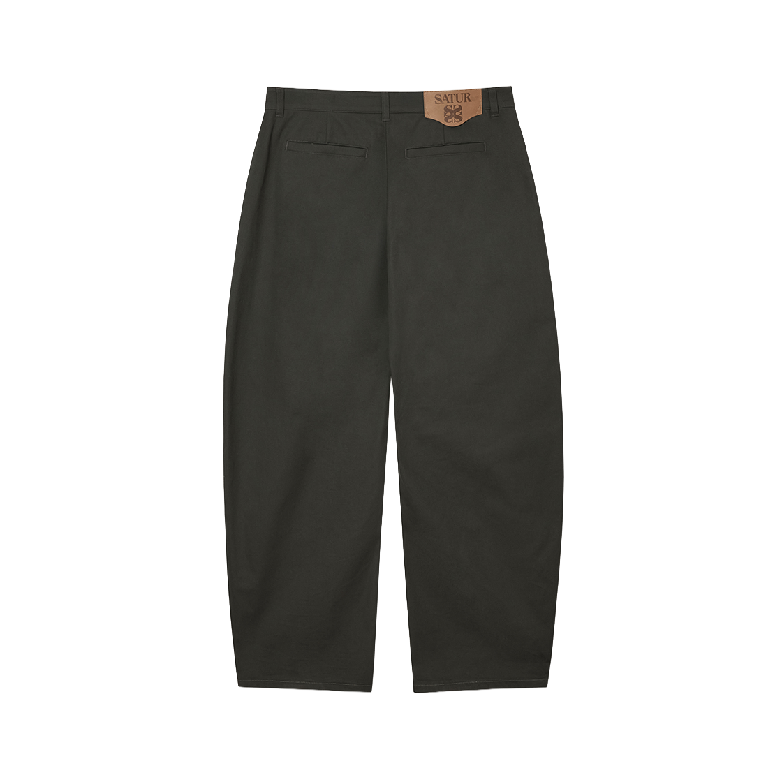 세터 코튼 커브드 팬츠 카키(SATUR Cotton Curved Pants Khaki) - 2