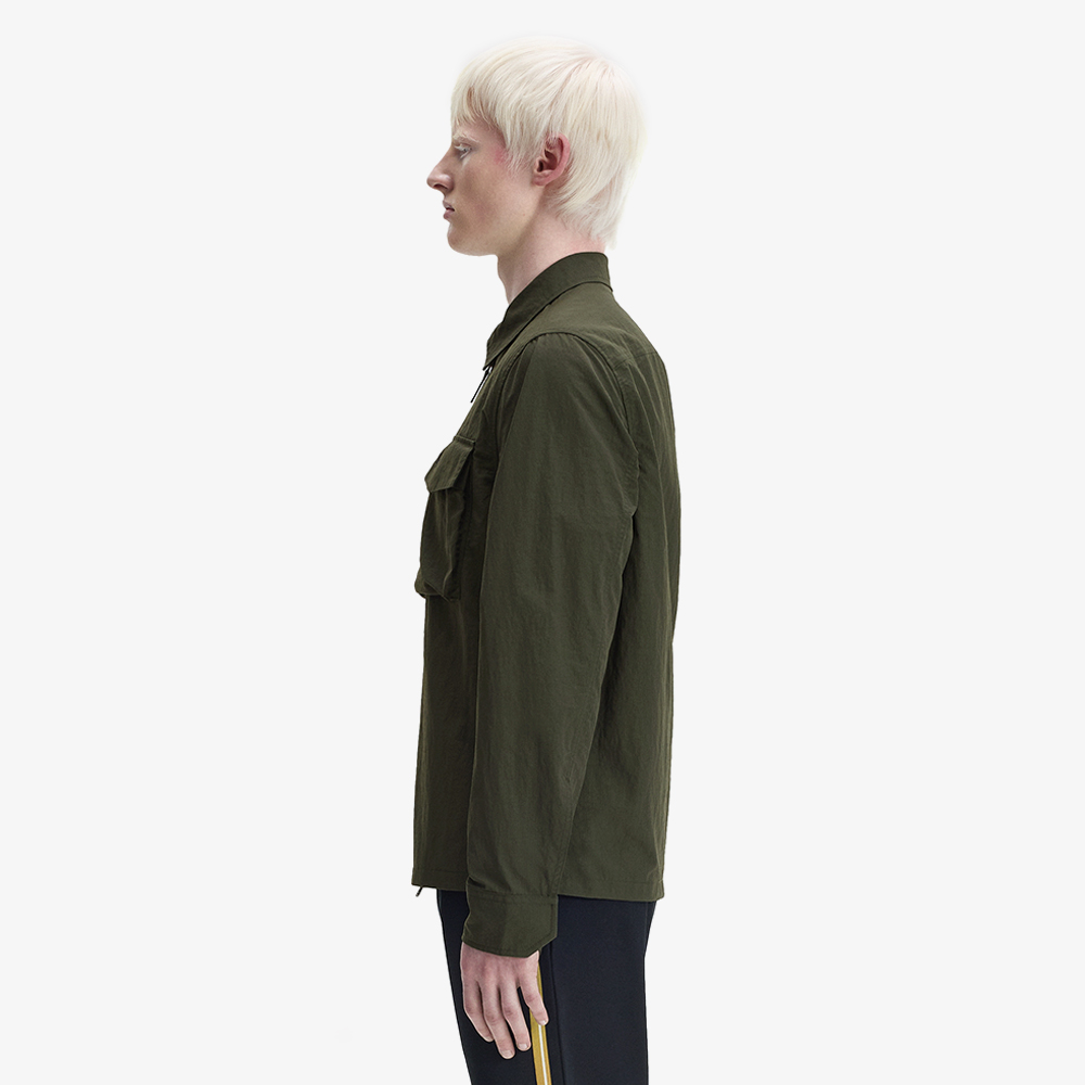 프레드페리 립스탑 포켓 오버셔츠 헌팅 그린(Fred Perry Ripstop Pocket Overshirt Hunting Green) - 2
