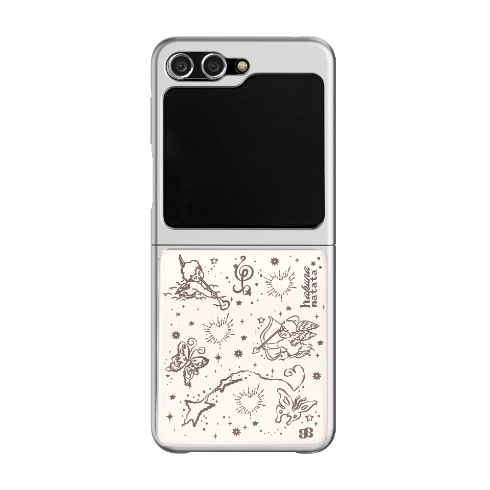 어프어프 하쿠나마타타 아이보리 에폭시 범퍼 케이스 실버(earpearp Hakuna Matata Ivory Epoxy Bumper Case - Silver) - 2