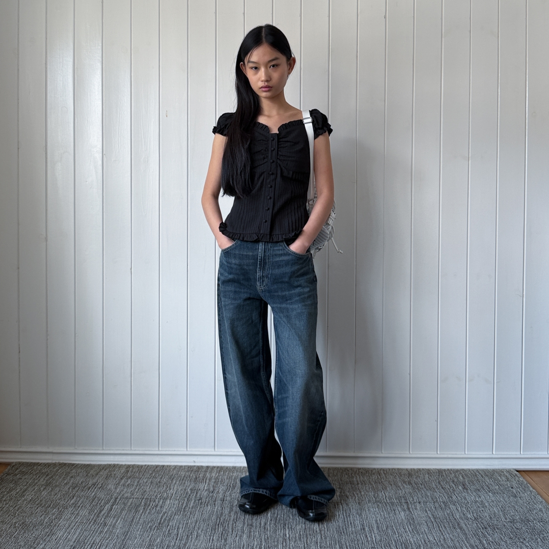 라츠유 엘라 블라우스 블랙(LOTS YOU Ella Blouse Black) - 5