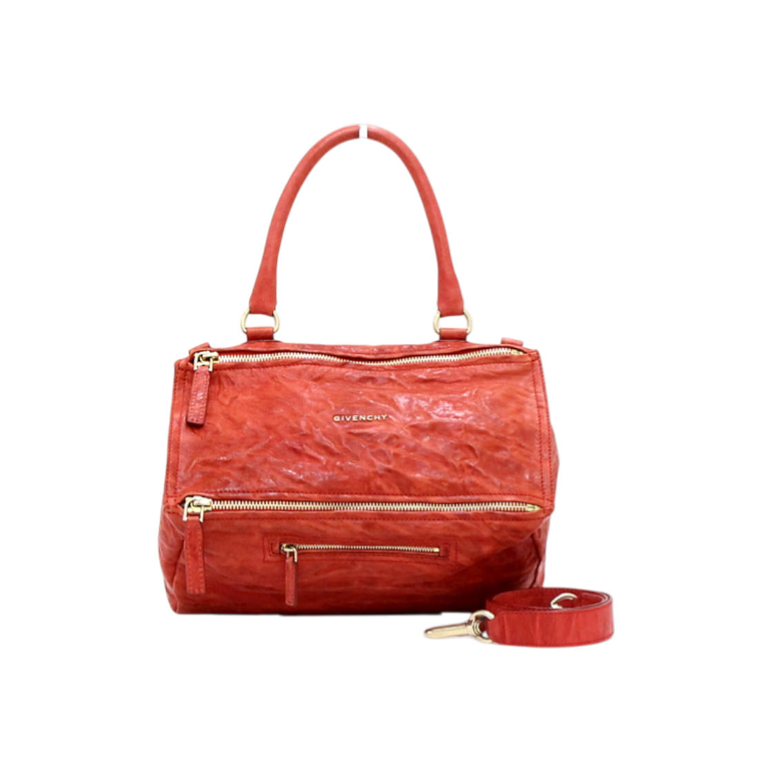 ITU9RKU5TAAF Givenchy BB05250004 Red Pandora Medium Tote & Crossbody Bag