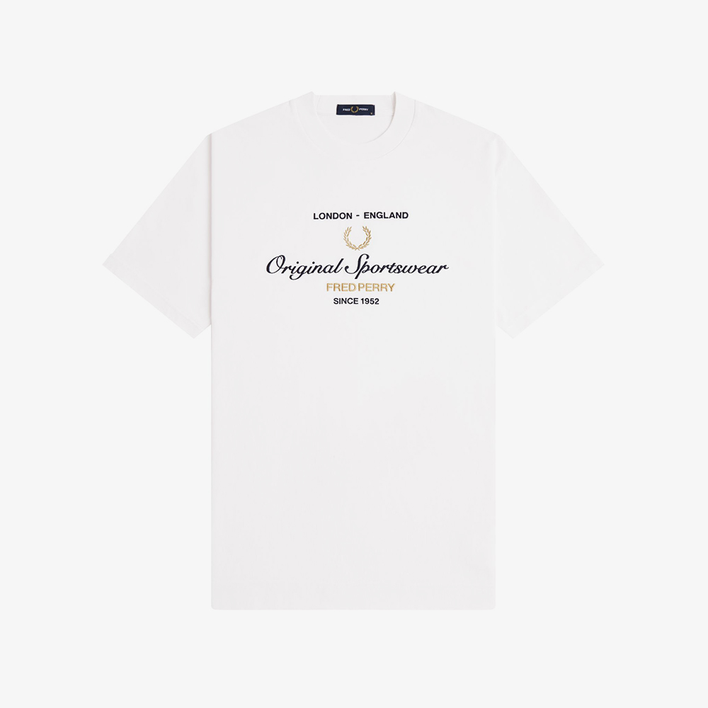프레드페리 오리지널 스포츠웨어 티셔츠 스노우 화이트(Fred Perry Original Sportswear T-Shirt Snow White) - 5