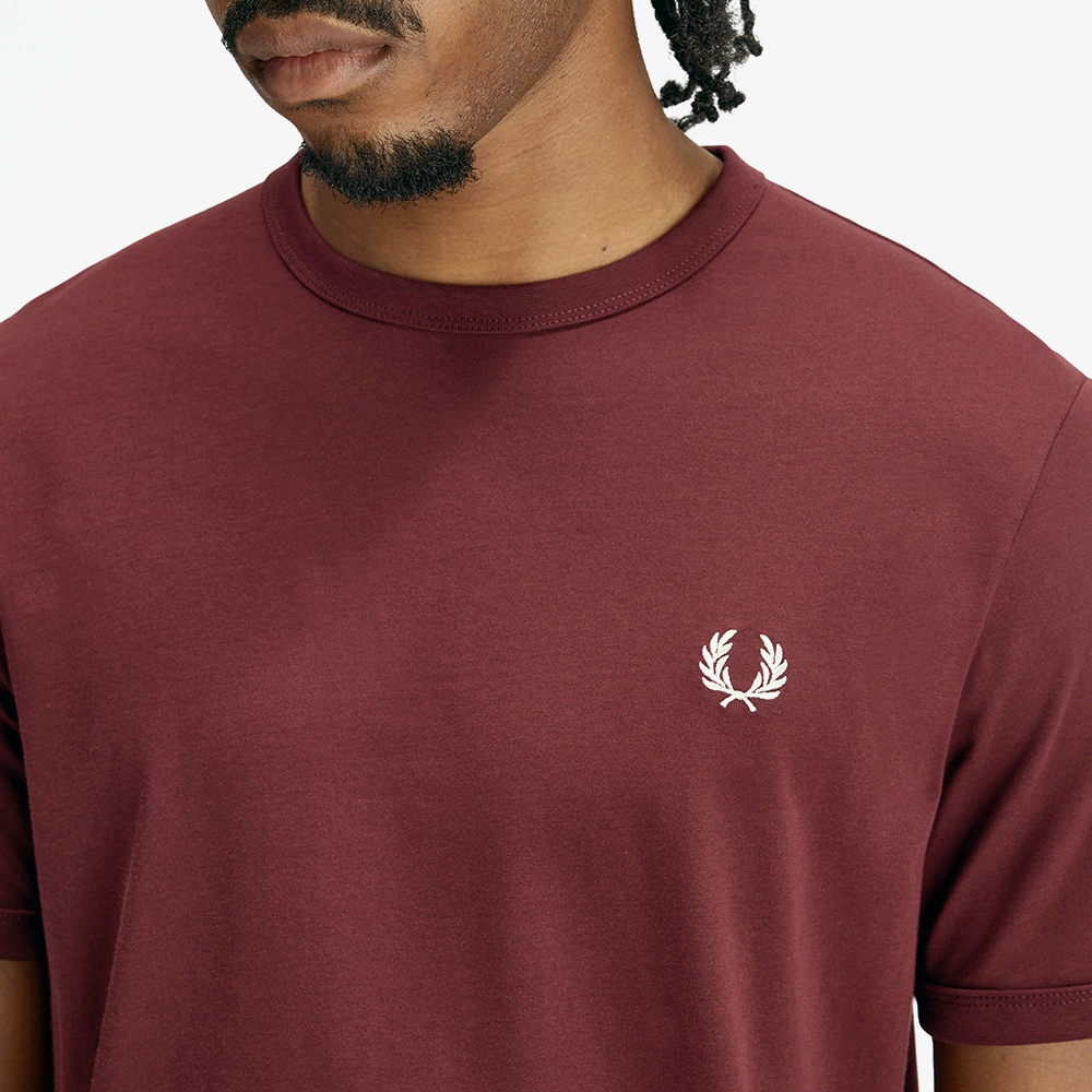 프레드페리 링어 티셔츠 옥스블러드(Fred Perry Ringer T-Shirt Oxblood) - 4