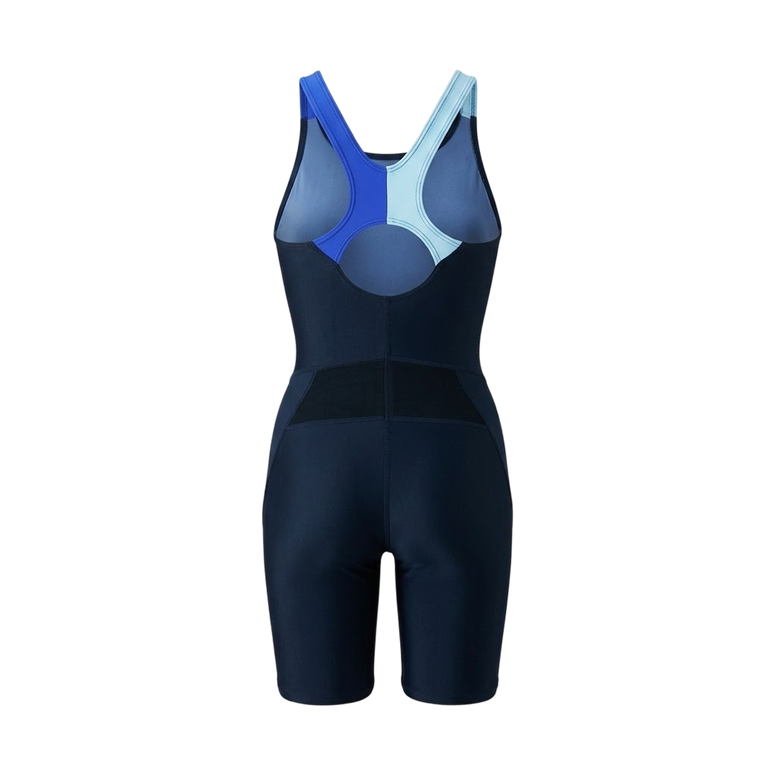 (W) 미즈노 EZ 스윔 피트니스 올인원 네이비 블루((W) Mizuno EZ Swim Fitness All-In-One Navy Blue) - 2
