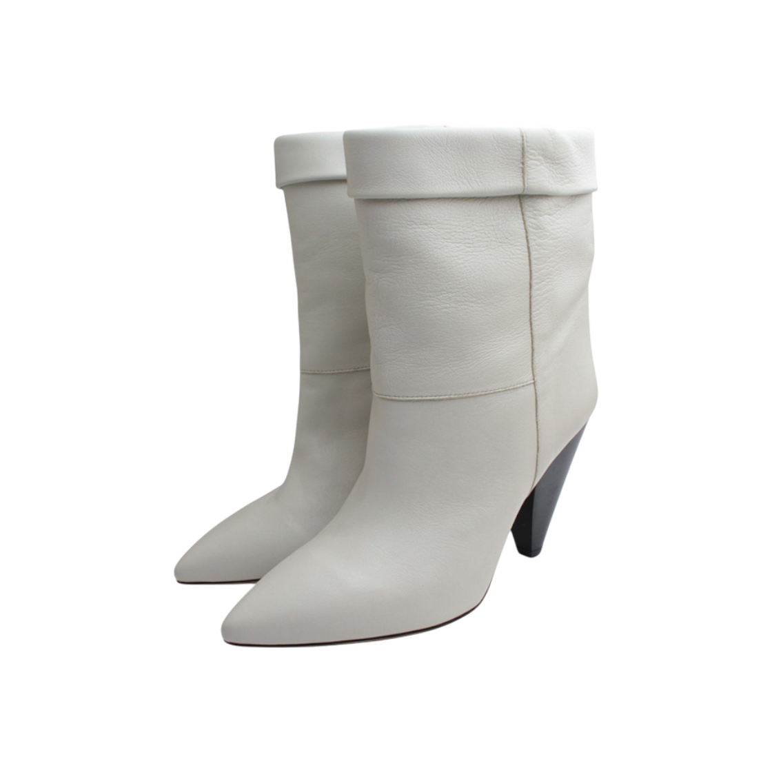 ITQHI59RRFOC Isabel Marant Off-White Mid Boots 37