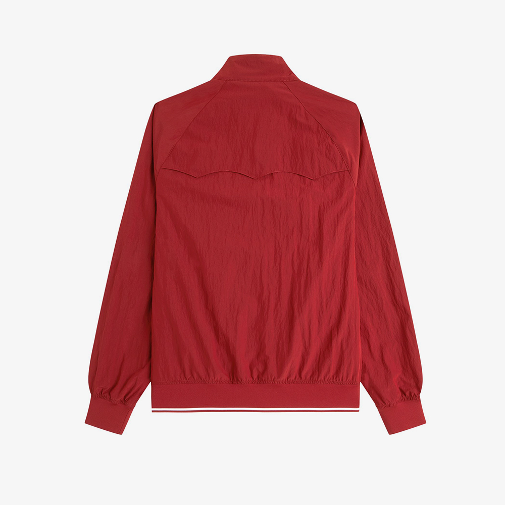프레드페리 크링클 해링턴 재킷 번트레드(Fred Perry Crinkle Harrington Jacket Burnt Red) - 6