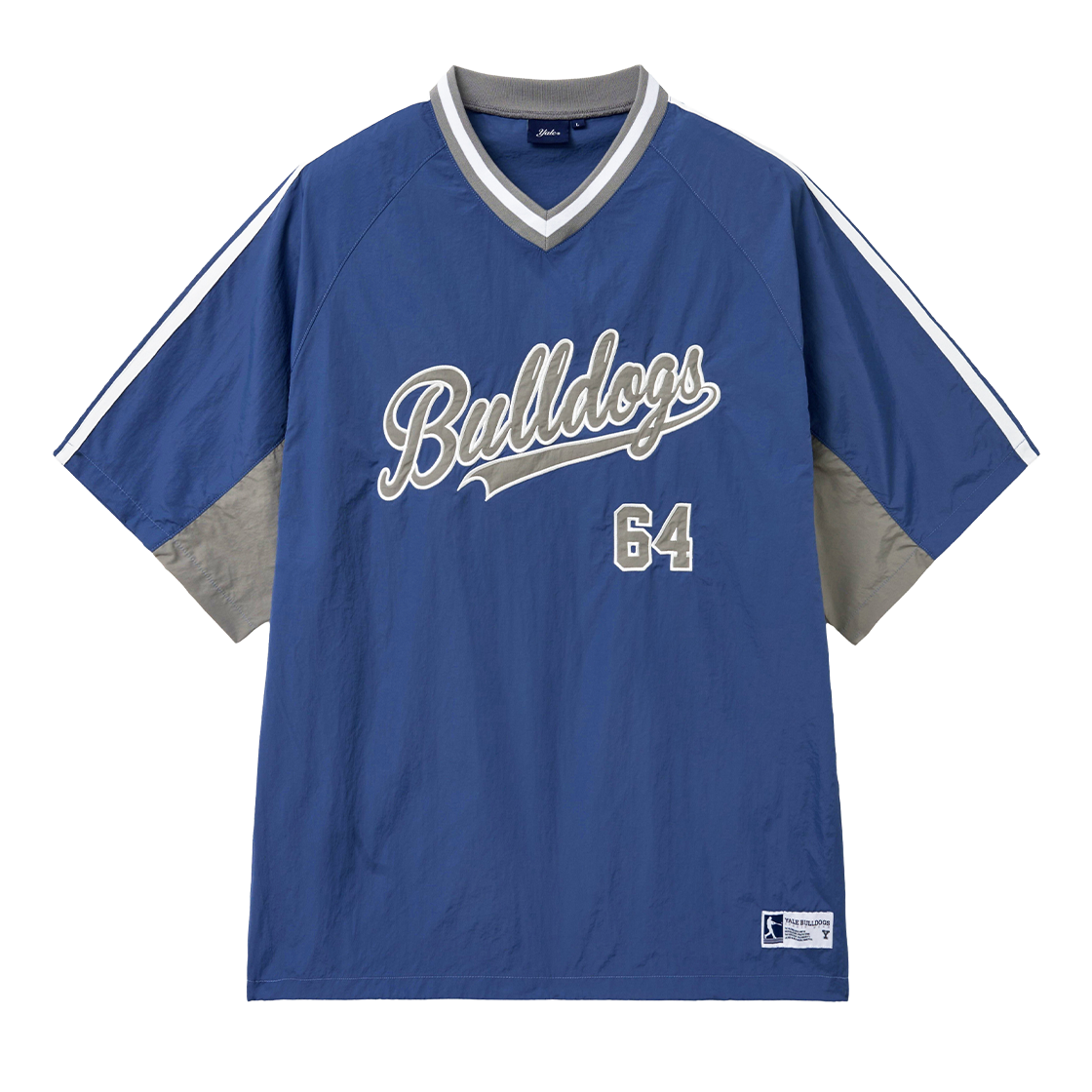 예일 베이스볼 나일론 숏슬리브_빈티지 블루(Yale Baseball Nylon Short Sleeve_Vintage Blue) - 1