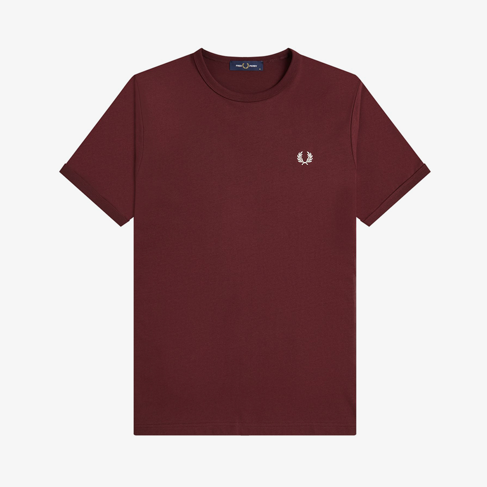 프레드페리 링어 티셔츠 옥스블러드(Fred Perry Ringer T-Shirt Oxblood) - 5