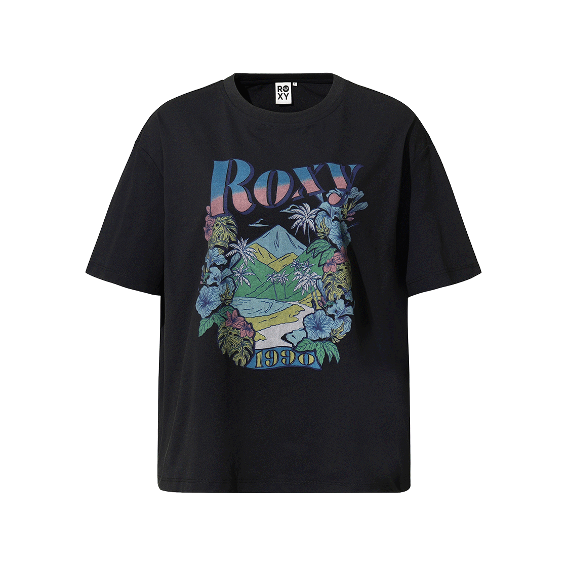 록시 라인업 루즈핏 반팔 래쉬가드 티셔츠 (RG21RE508ANT)(ROXY Lineup Loose Fit Short Sleeve Rashguard T-Shirt (RG21RE508ANT)) - 1