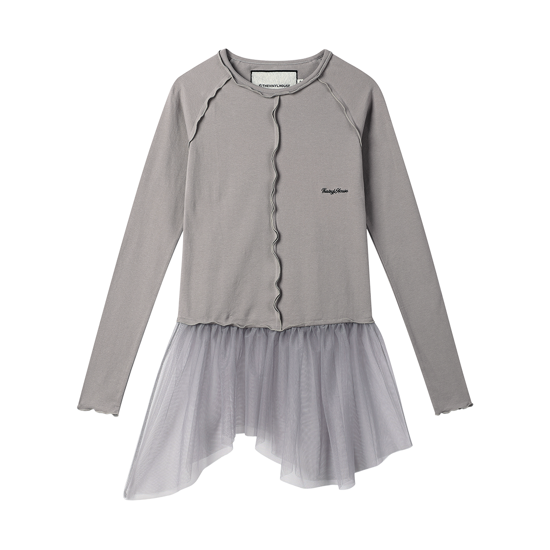 더바이닐하우스 믹스드 발레리나 원피스 (W) 그레이