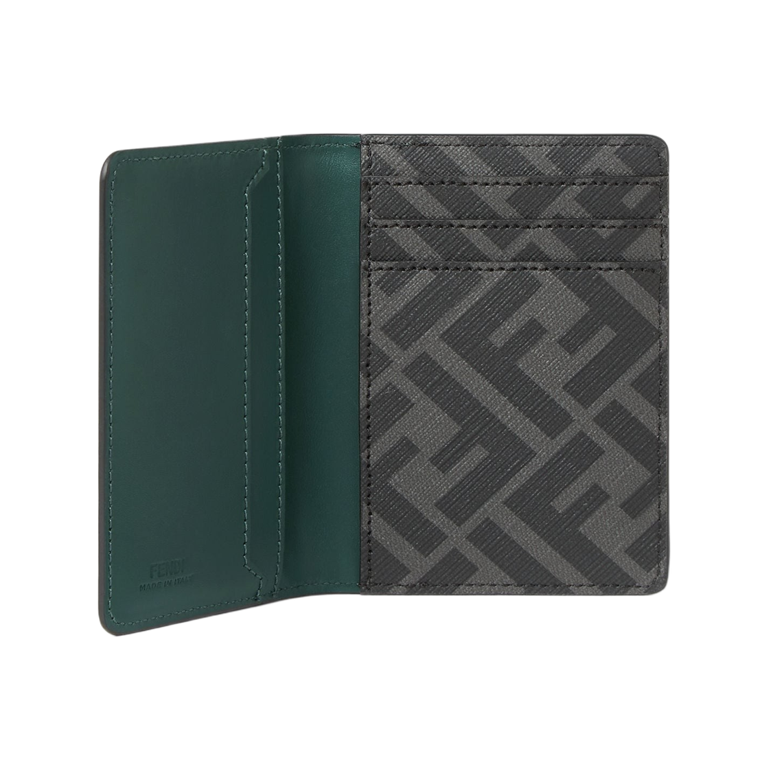 펜디 FF 스퀘어 카드 홀더 그린(Fendi FF Squared Card Holder Green) - 2