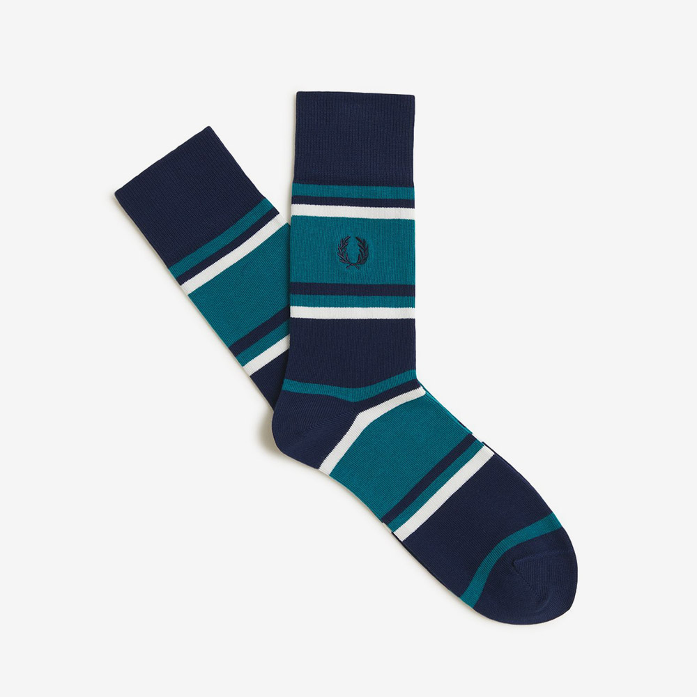 프레드페리 테니스 스트라이프 삭스 테니스블루(Fred Perry Tennis Stripes Sock Tennis Blue) - 5