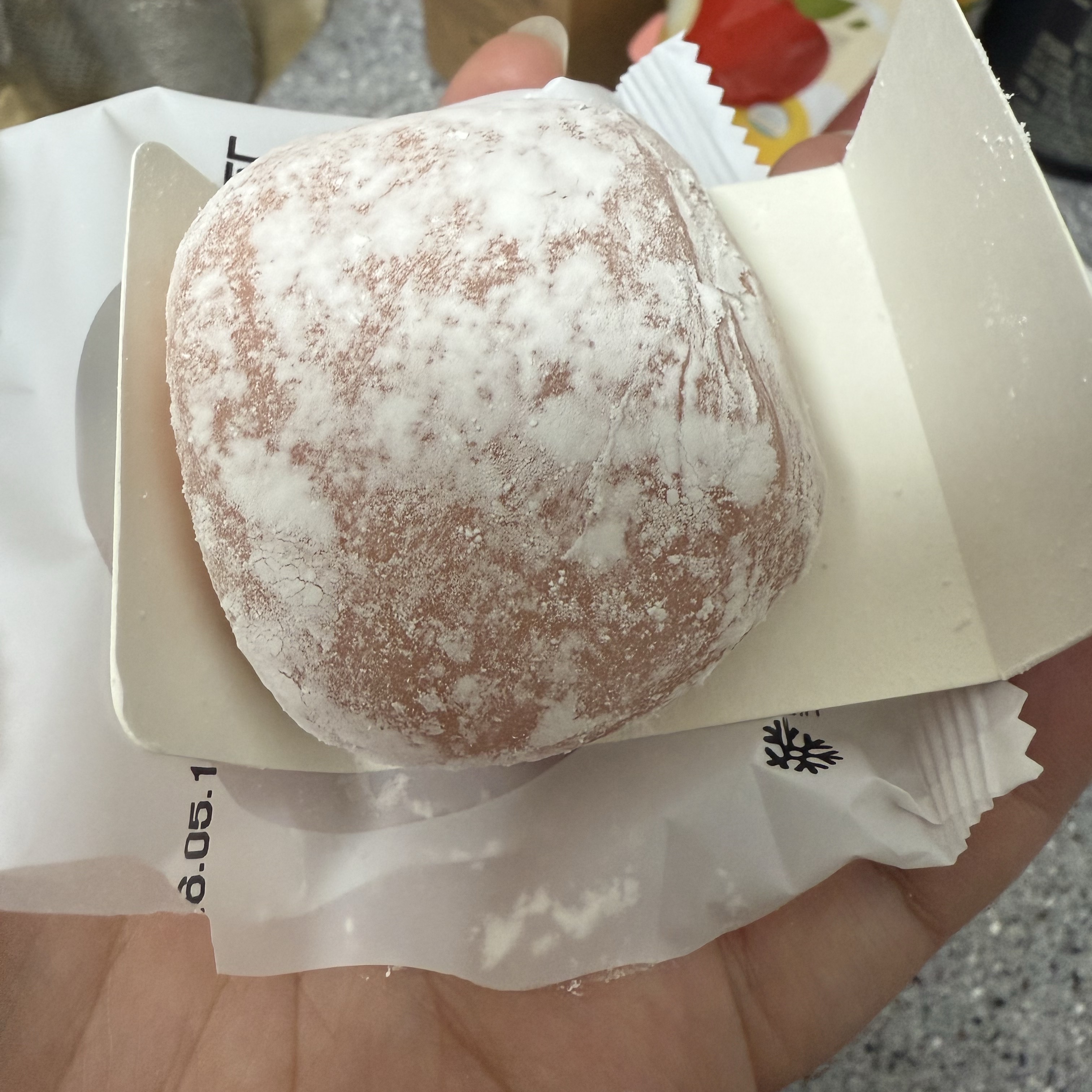 THE BAREUN TTEOK Peach Delight Yogurt Cream Tteok (60g *6EA) 1Box 착용 스타일 - 2