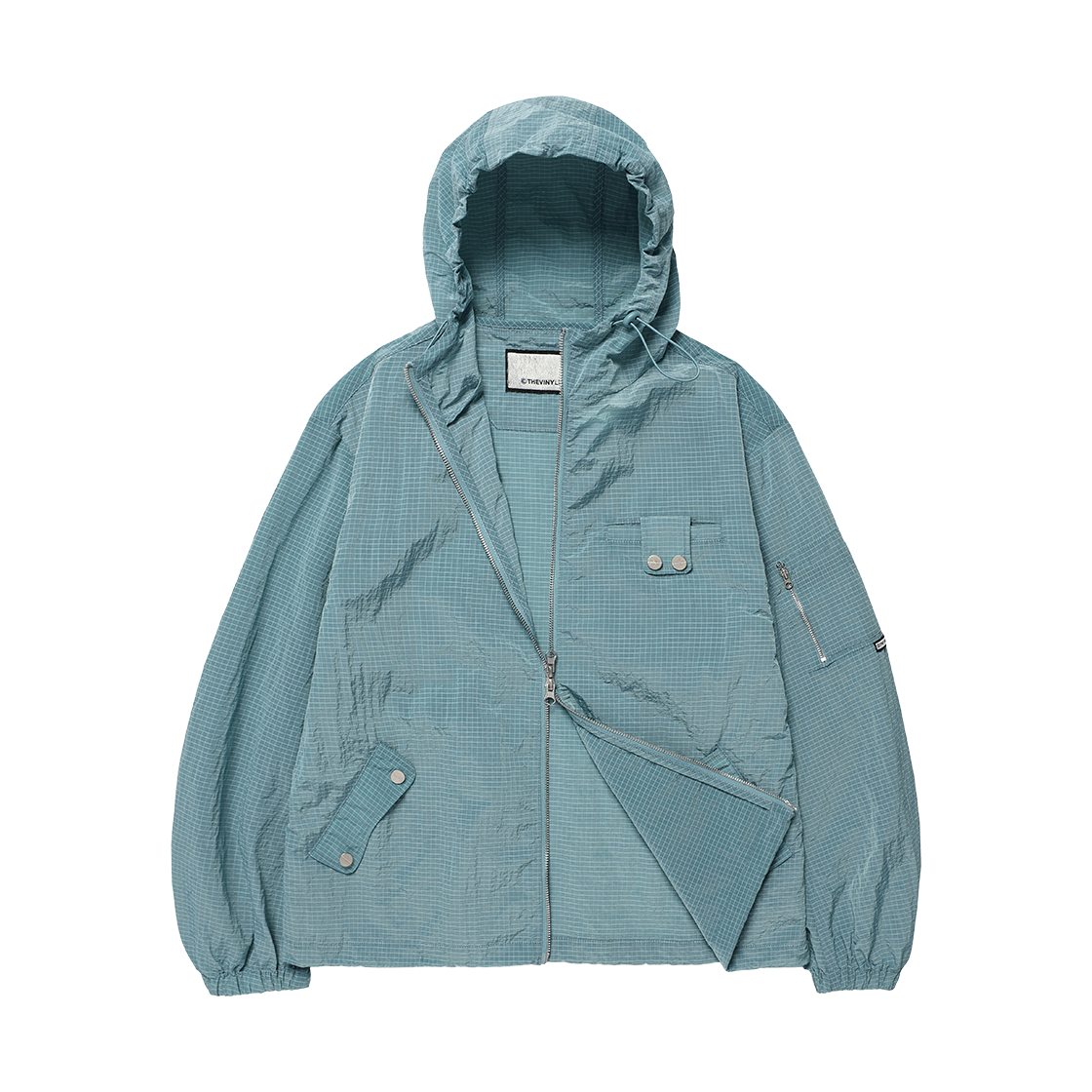 더바이닐하우스 립스탑 시어 윈드브레이커 블루(Thevinylhouse Ribstop Sheer Windbreaker Blue) - 3