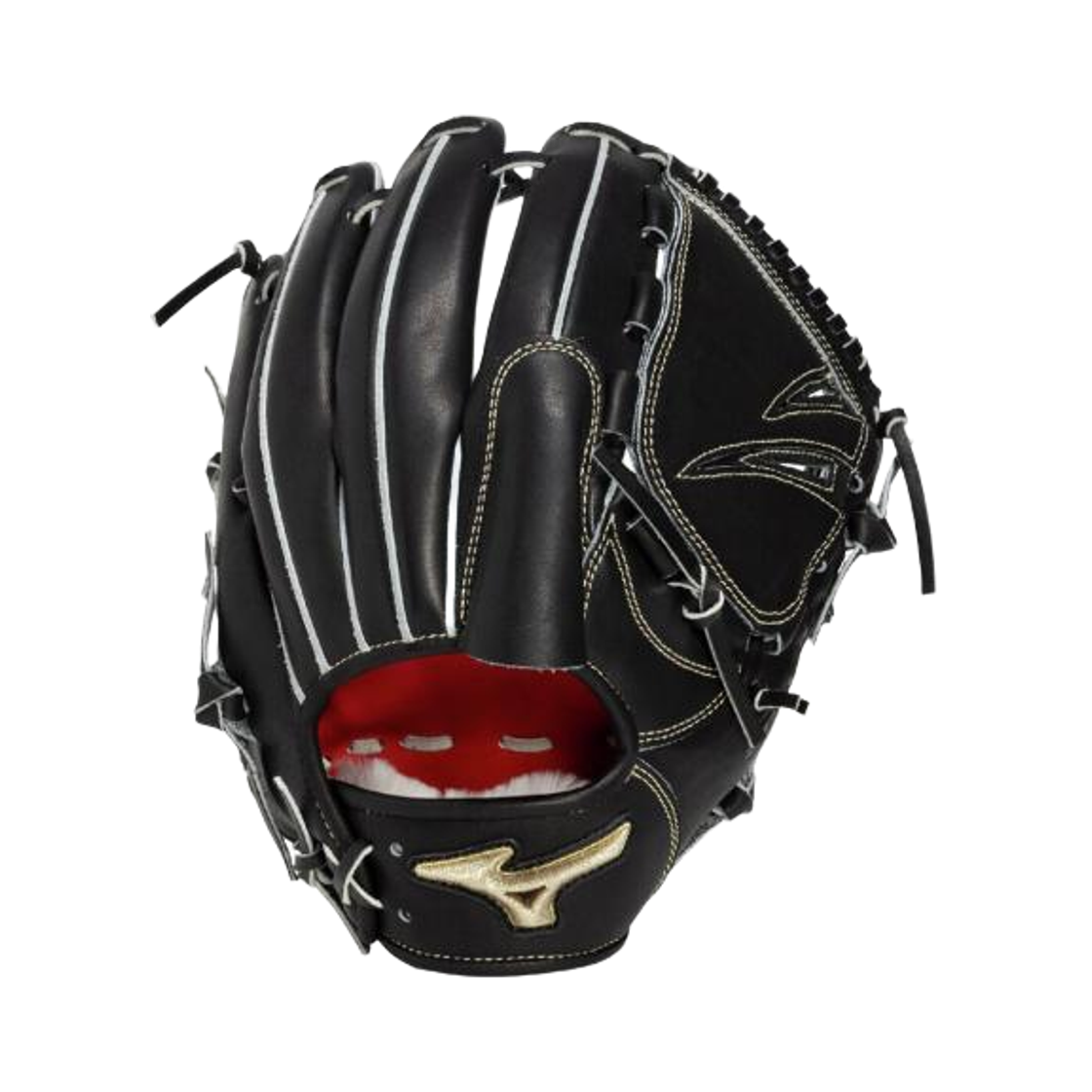 미즈노 글로벌 엘리트 프로페셔널 셀렉션 하드볼 누트바 타입 글러브 18N 블랙 블론드(Mizuno Global Elite Professional Selection Hardball Nutbar Type Glove 18N Black Blonde) - 2