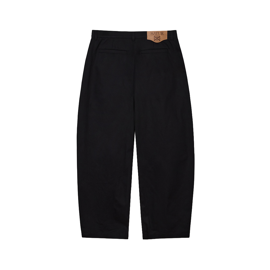 세터 코튼 커브드 팬츠 블랙(SATUR Cotton Curved Pants Black) - 2