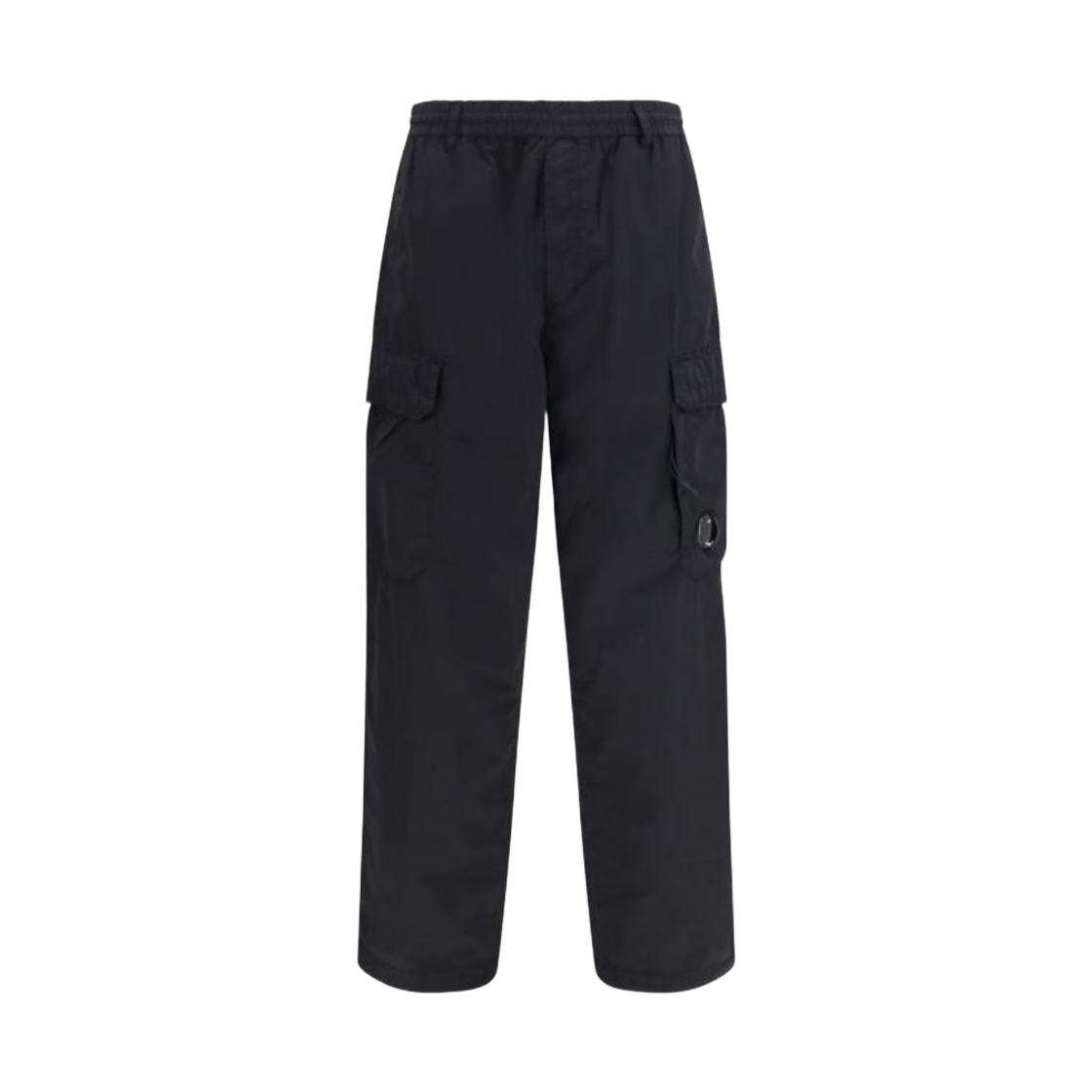 C.P. 컴퍼니 플랫 나일론 루즈 카고 렌즈 팬츠 블랙 - 26SS(C.P. Company Flatt Nylon Loose Cargo Lens Pants Black - 26SS)