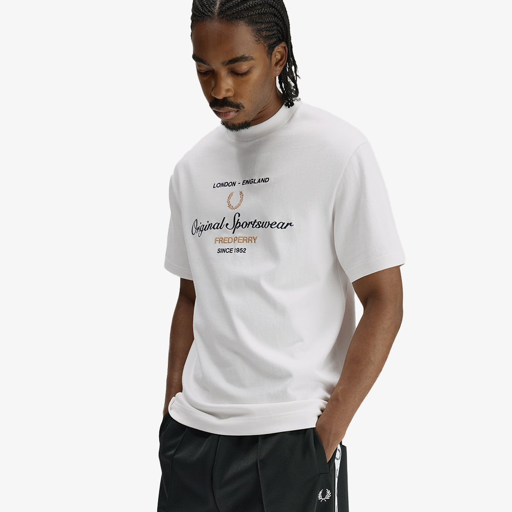 프레드페리 오리지널 스포츠웨어 티셔츠 스노우 화이트(Fred Perry Original Sportswear T-Shirt Snow White) - 3