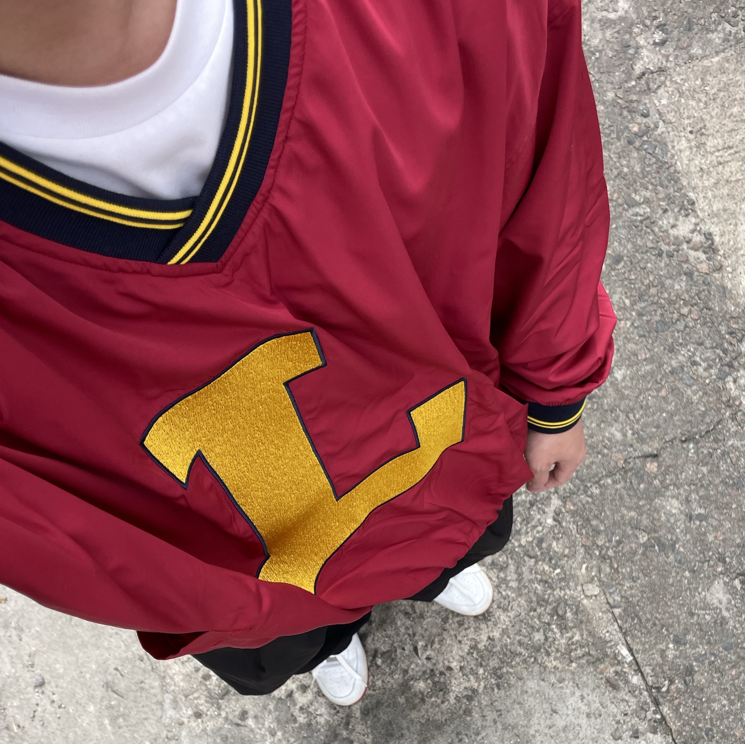 (W) Nike Air Force 1 High Sculpt Gym Red 착용 스타일 - 2