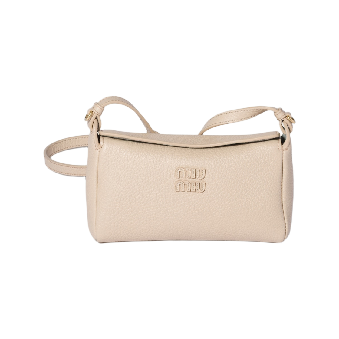 미우 미우 레더 파우치 트래버틴 페리윙클(Miu Miu Leather Pouch Travertine Periwinkle) - 1