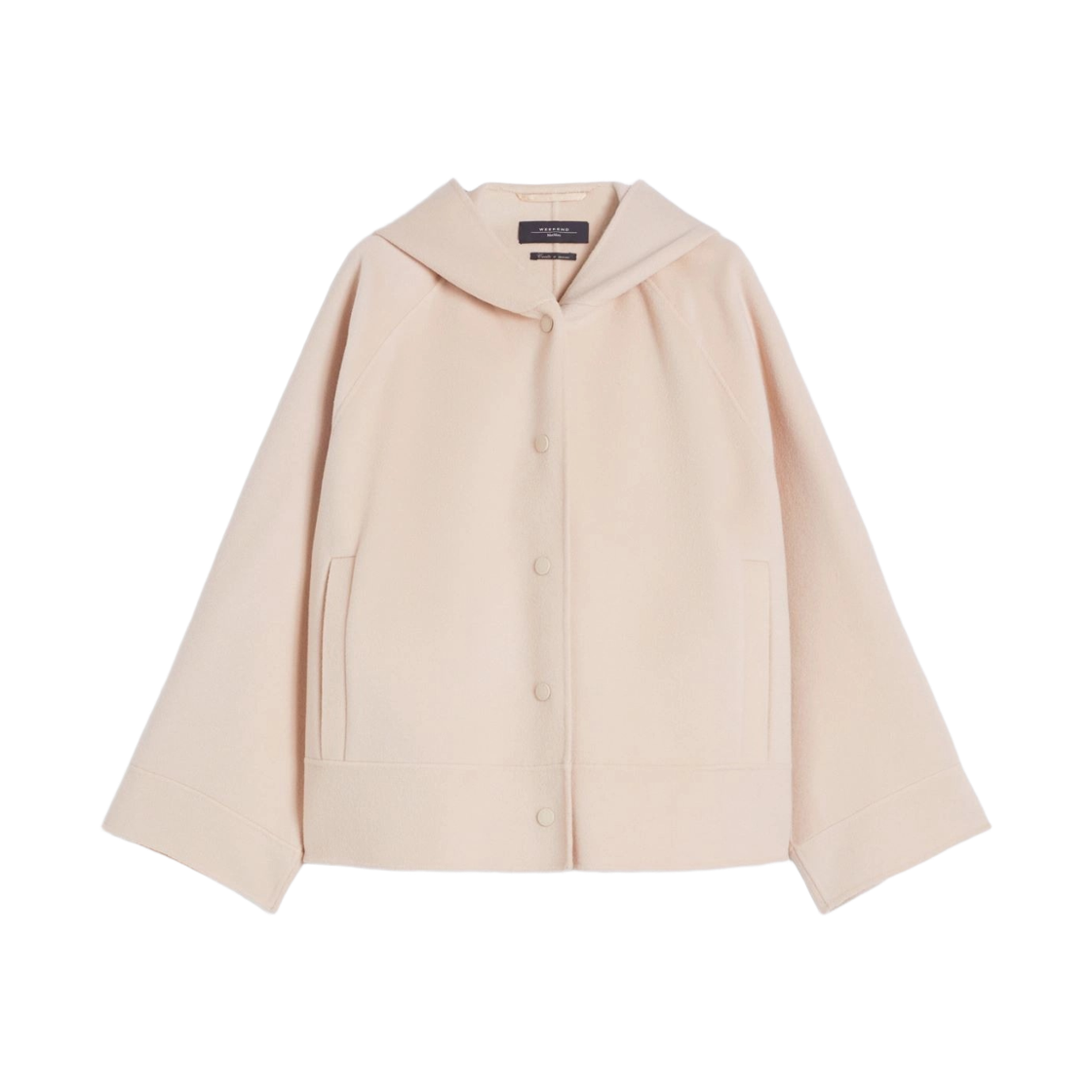 (W) 위켄드 막스마라 돌리아토 더블 페이스드 울 블렌드 코트 샌드((W) Weekend Max Mara Doliato Double-Faced Wool Blend Coat Sand)