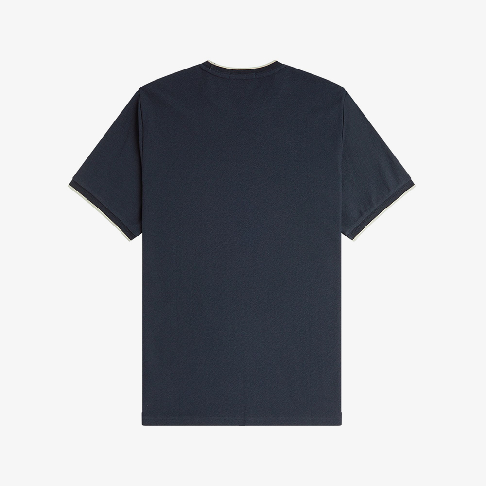 프레드페리 트림 디테일 크레이프 피케 티셔츠 네이비(Fred Perry Trim Detail Crepe Pique T-Shirt Navy) - 6