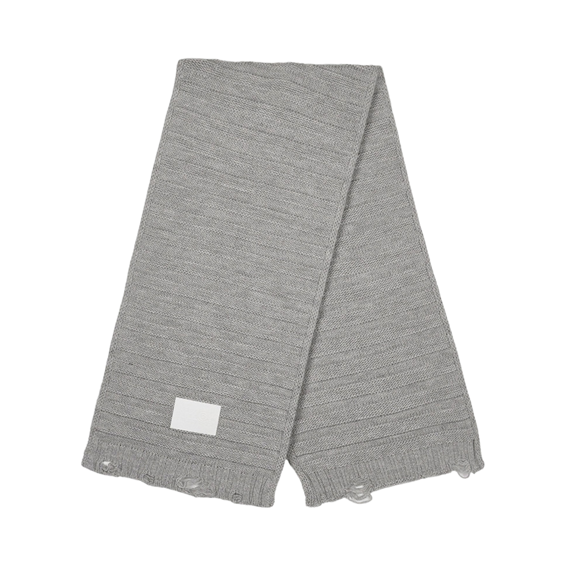 S52TE0054M13040857M MM6 Maison Margiela Knitting Wool Muffler Grey