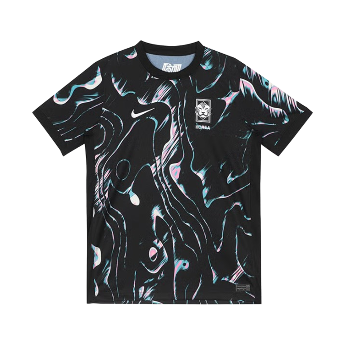 (키즈) 나이키 코리아 2024 드라이핏 스타디움 어웨이 저지 블랙 (FJ4406-010) (논 마킹 버전)((Kids) Nike Korea 2024 Dri-Fit Stadium Away Jersey Black (FJ4406-010) (Non Marking Ver.)) - 1