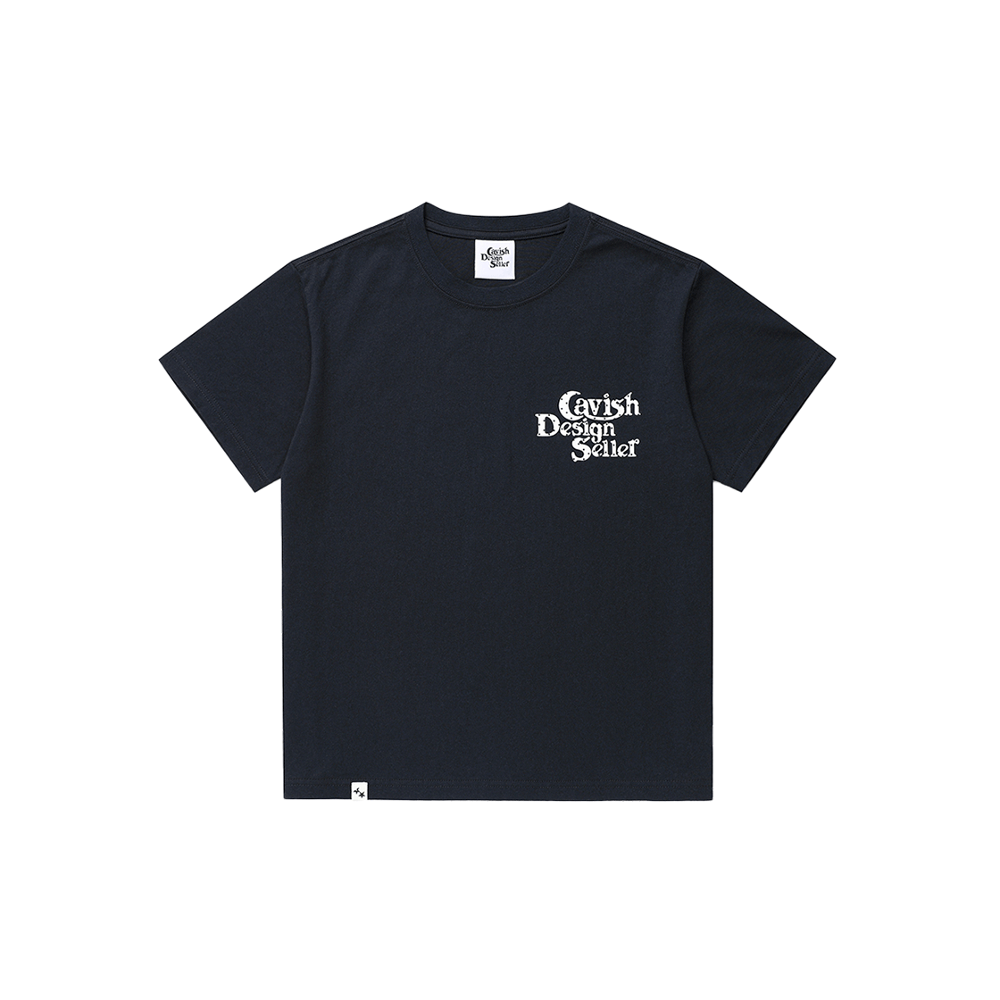 카비시 W 스타 셀러 로고 숏슬리브 티셔츠 네이비(CAVISH W Star Seller Logo SS Tee Navy) - 2