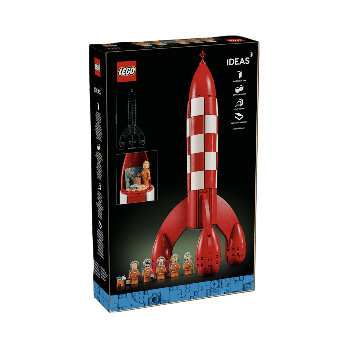 레고 아이디어 Tintin 달 로켓(Lego Ideas Tintin Moon Rocket) - 2
