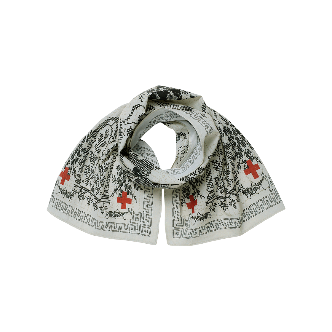 더바이닐하우스 반다나 헤어 스카프 크림(Thevinylhouse Bandana Hair Scarf Cream) - 4