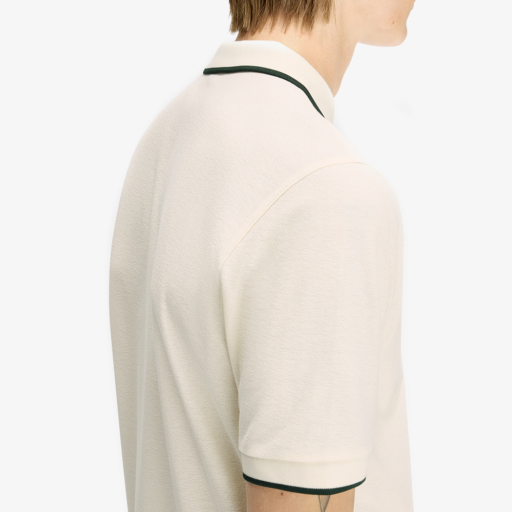 프레드페리 크레이프 피케 폴로 셔츠 에크루(Fred Perry Crepe Pique Polo Shirt Ecru) - 4