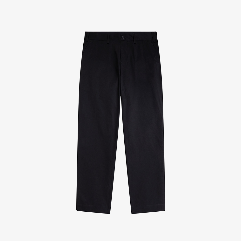 프레드페리 슬림핏 트윌 트라우저 블랙(Fred Perry Slim Fit Twill Trousers Black) - 5