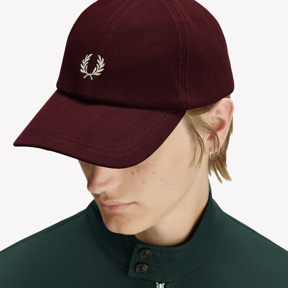 프레드페리 피케 클래식 캡 옥스블러드(Fred Perry Pique Classic Cap Oxblood) - 3