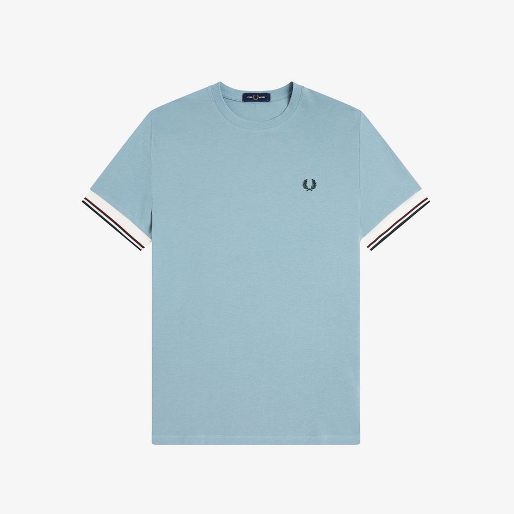 프레드페리 트윈 팁 커프 티셔츠 스톡포트 블루(Fred Perry Twin Tipped Cuff T-Shirt Stockport Blue) - 5