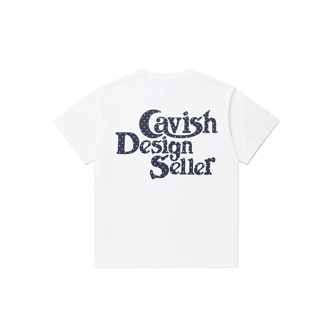 CV2GMFT549AWH CAVISH W Star Seller Logo SS Tee White