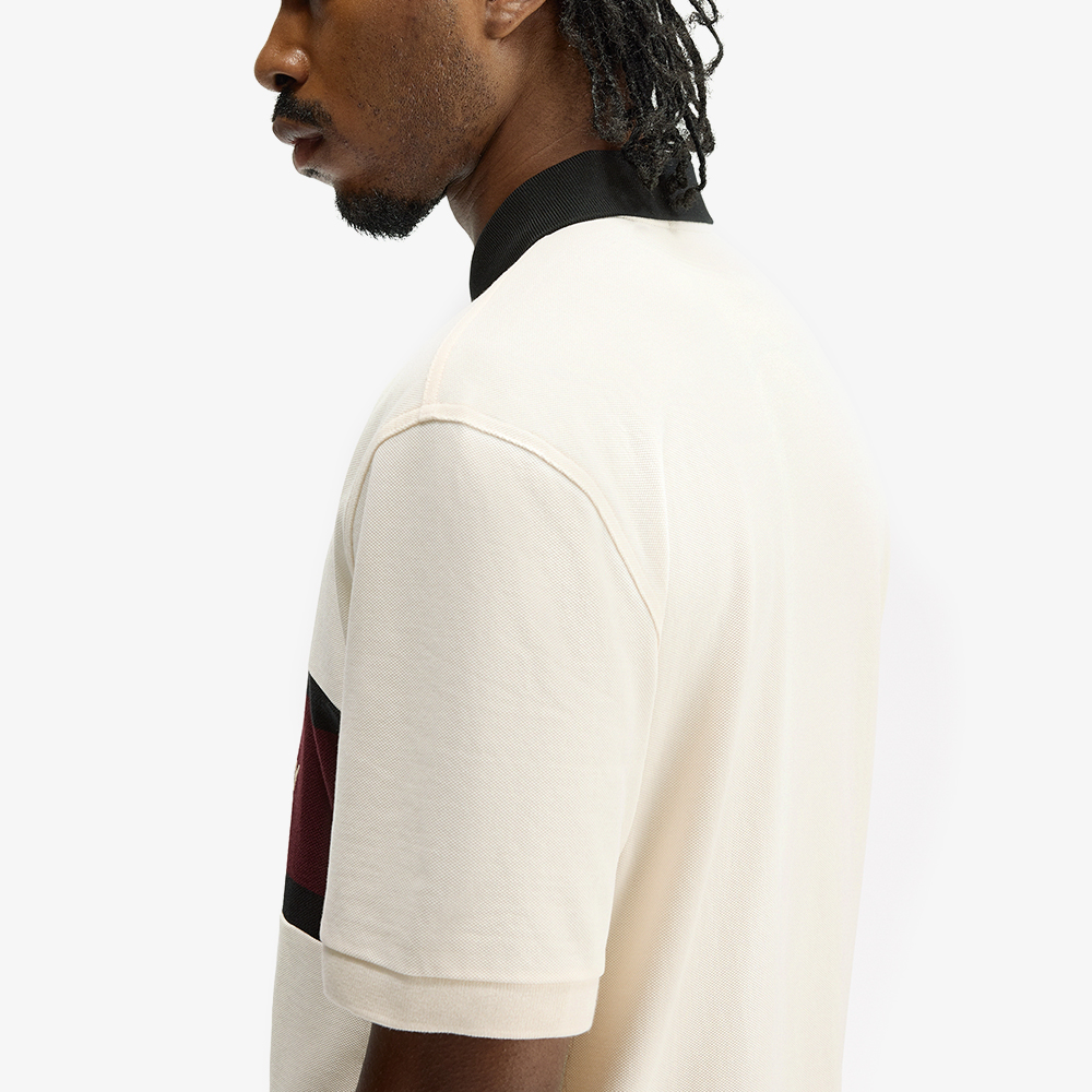 프레드페리 엠브로이더드 패널 폴로 셔츠 에크루(Fred Perry Embroidered Panel Polo Shirt Ecru) - 4