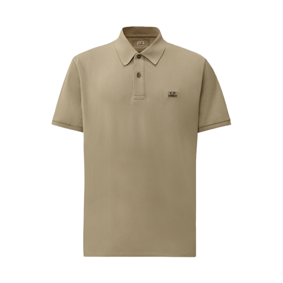 20CMPL721A005263W904 C.P. Company Stretch Piquet Short Sleeve Polo Dove Grey - 26SS