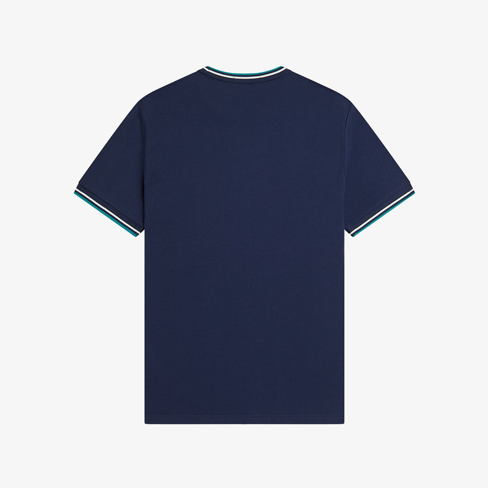 프레드페리 트윈 팁 티셔츠 테니스블루 스노우화이트 딥민트(Fred Perry Twin Tipped T-Shirt Tennis Blue Snow White Deep Min) - 6