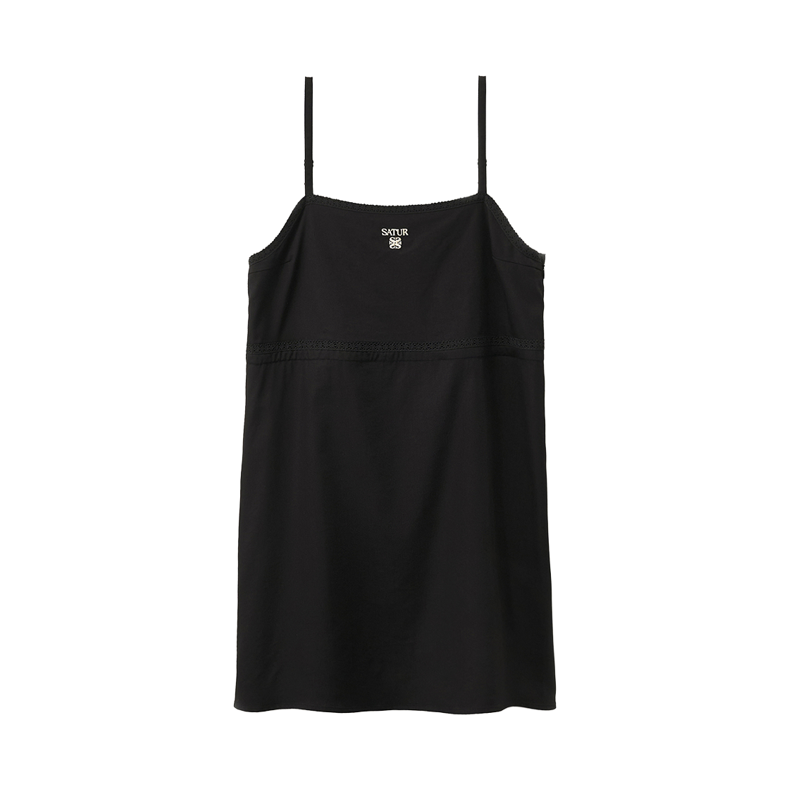 세터 우먼 테이핑 플레어 원피스 블랙(SATUR W Taping Flare Onepiece Black) - 1