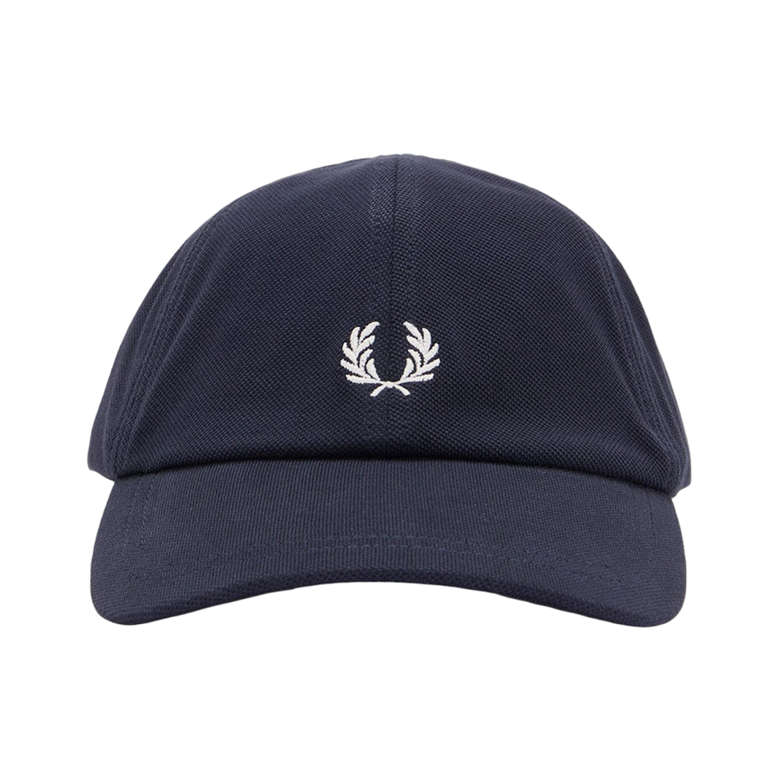 CFPU2612295-267 Fred Perry Pique Classic Cap Navy Snow White