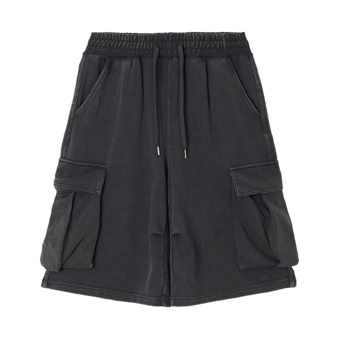 콜아웃뉴이어 샤라웃 투 코니 카고 스웻 쇼츠 / 차콜(CONY Shout Out CONY Cargo Sweat Shorts / Charcoal)