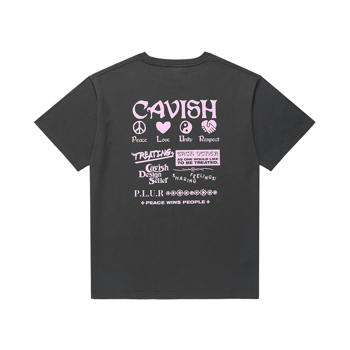 카비시 플러 로고 숏슬리브 티셔츠 차콜(CAVISH Plur SS Tee Charcoal)