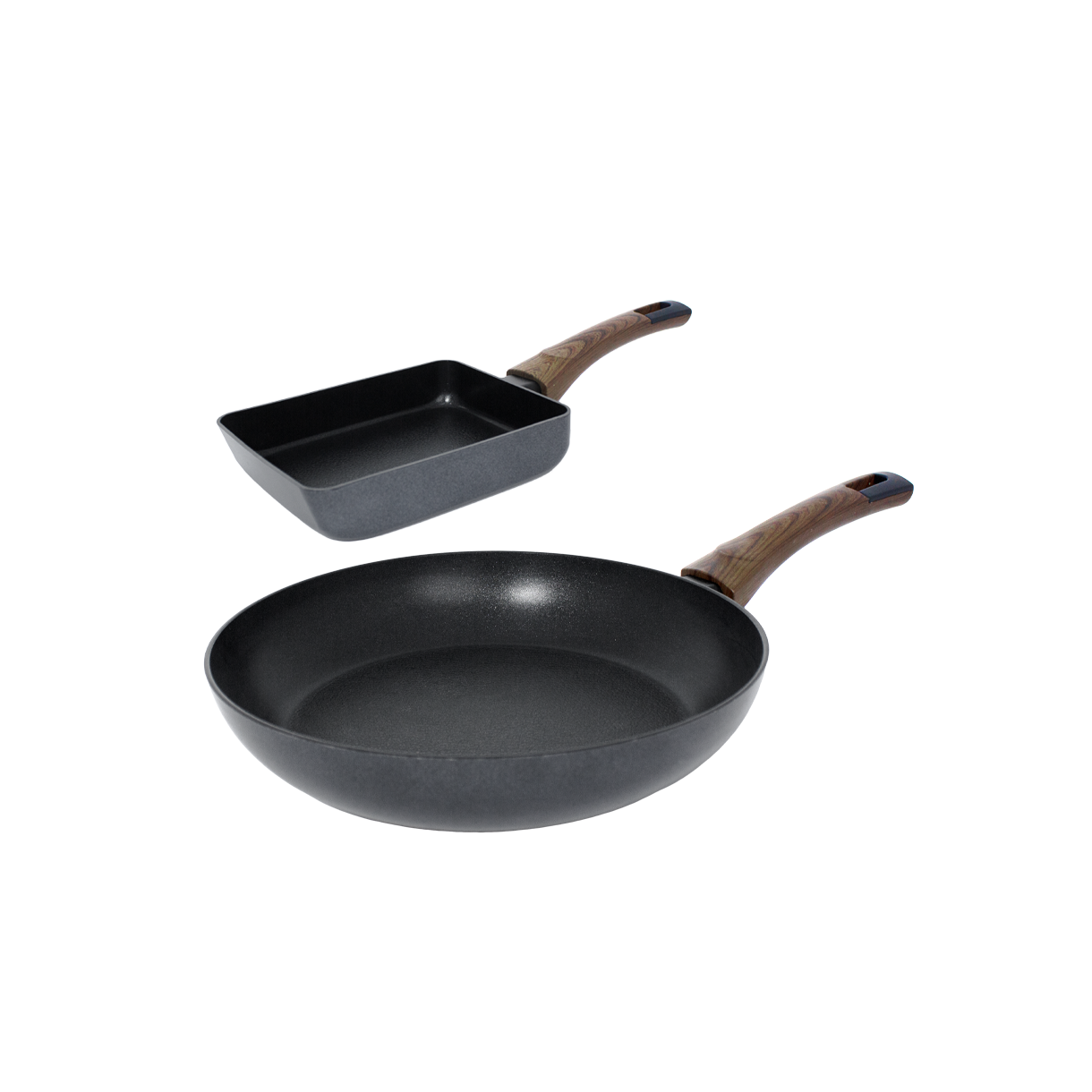 실바트 까리노 IH 인덕션 프라이팬 2종 세트 18사각+30팬(Silvat Carino IH Induction Frying Pan Set of 2 18 Square + 30 Pan)