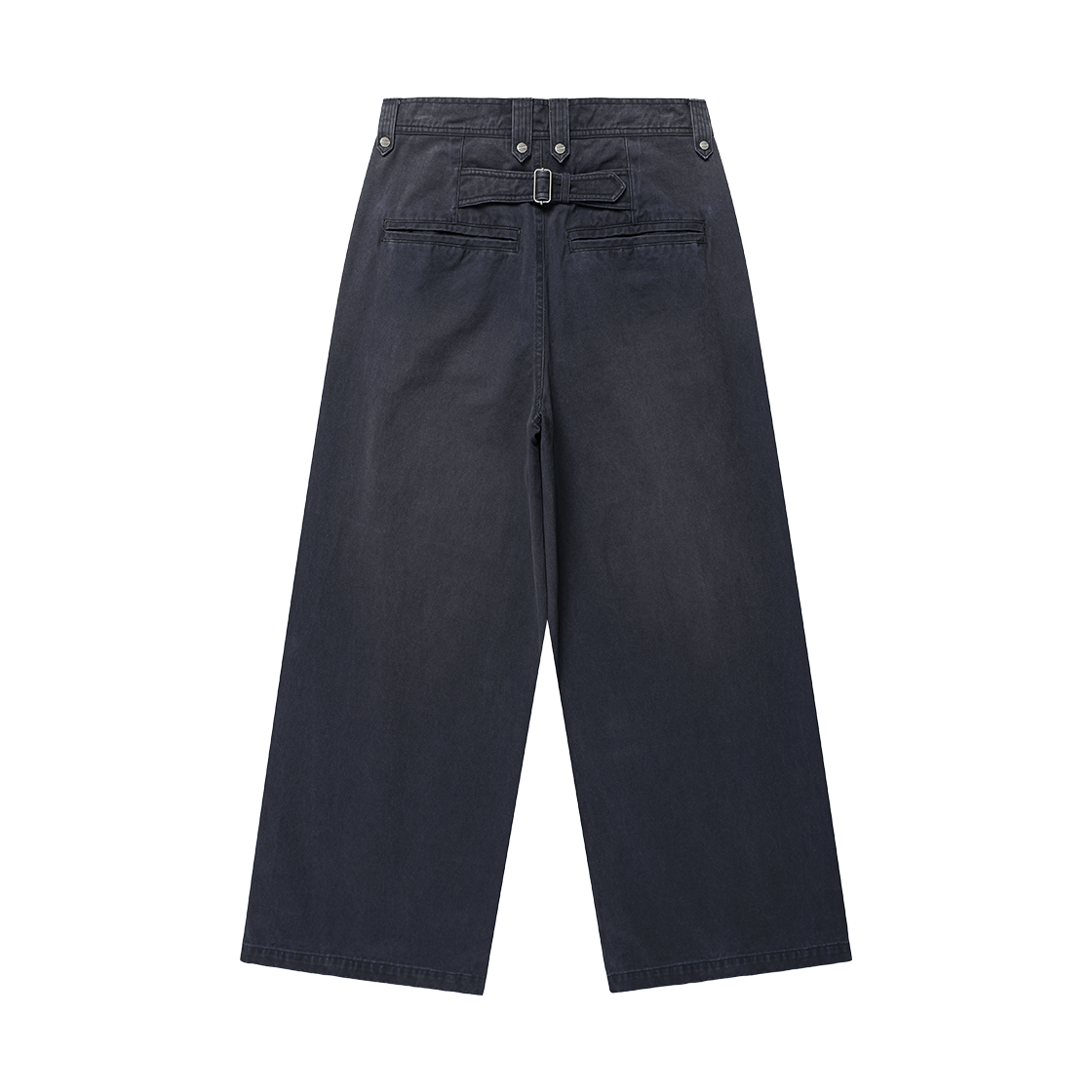 더바이닐하우스 새그 와이드 벨티드 팬츠 네이비(Thevinylhouse Sag Wide Belted Pants Navy) - 2