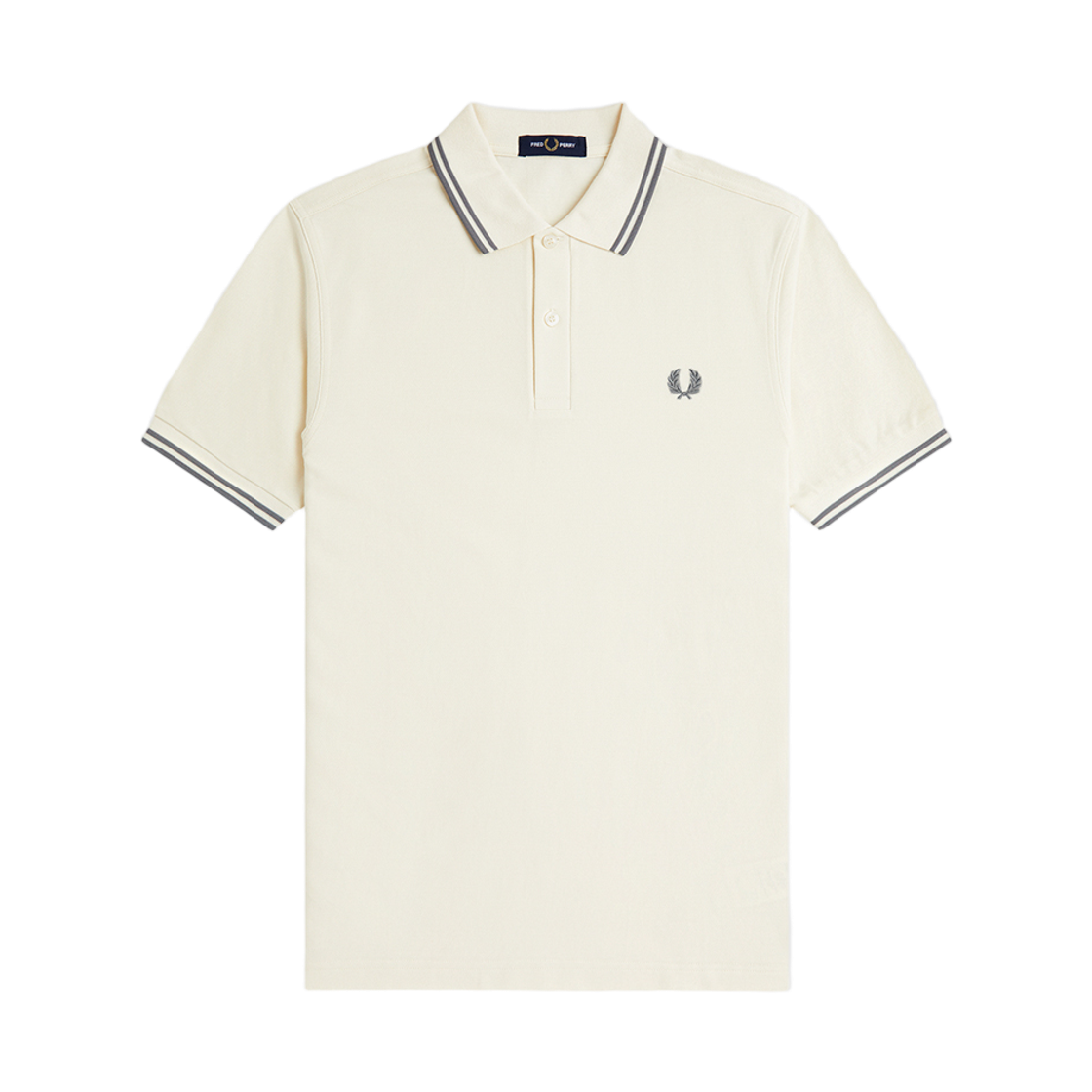 프레드페리 M3600 트윈 팁 프레드페리 셔츠 에크루 스톡포트블루(Fred Perry Twin Tipped Fred Perry Shirt Ecru Stockport Blue)