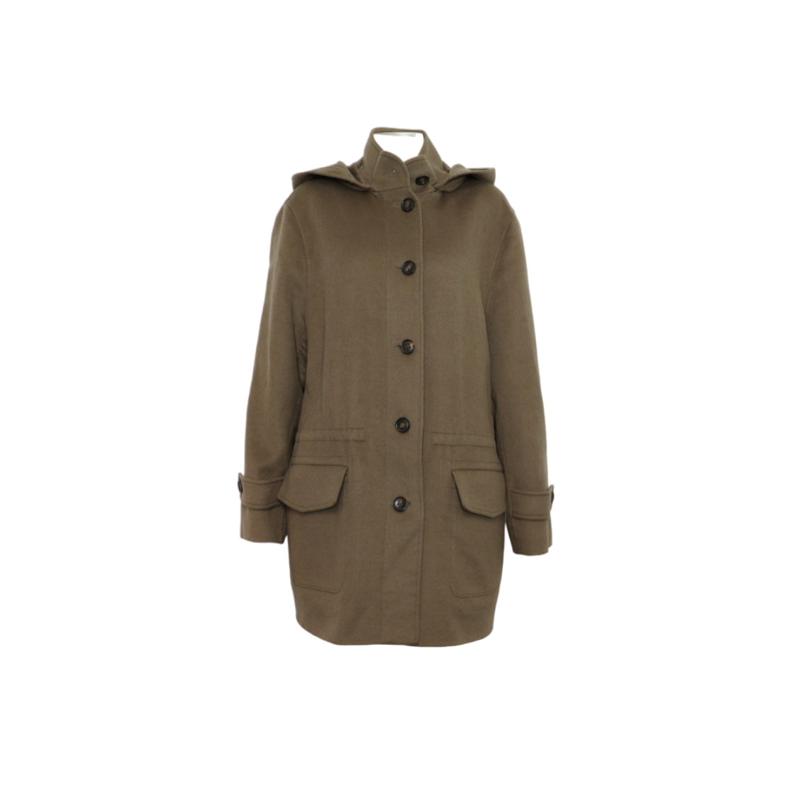 로로피아나 브라운 캐시미어 후드 여성 코트 자켓aa61051(Loro Piana Brown Cashmere Hooded Women's Coat Jacket) - 1