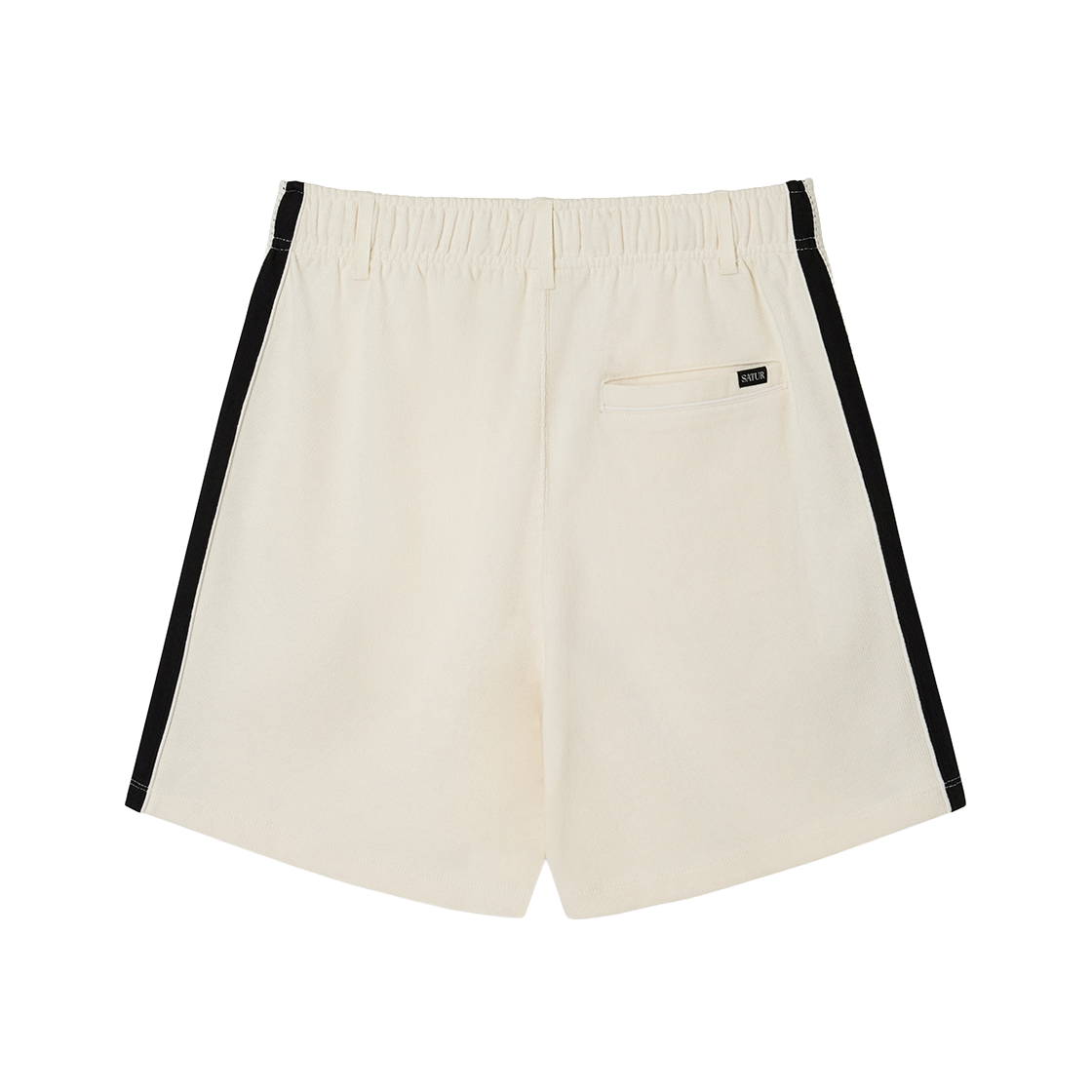 세터 우먼 로턴 라이닝 트랙 쇼츠 크림 블랙(SATUR W Lawton Lining Track Shorts Cream Black) - 2