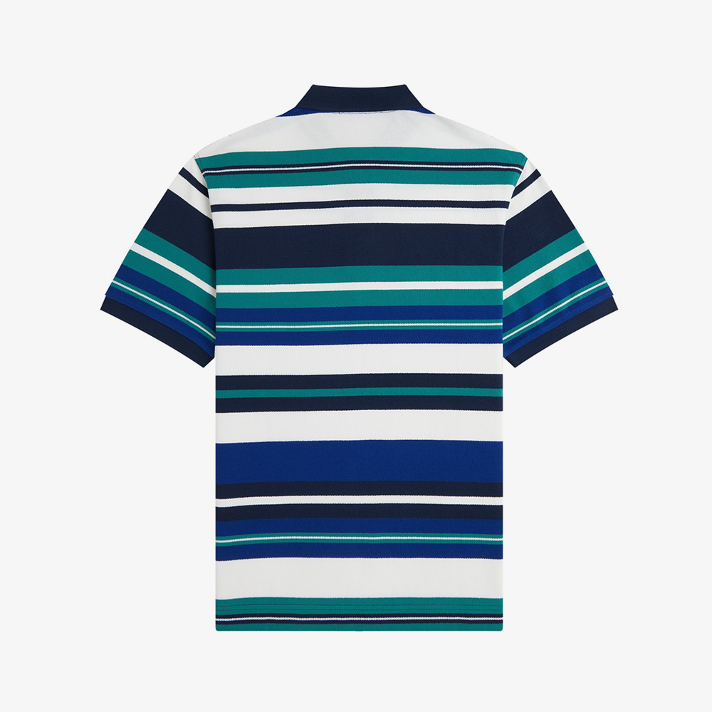 프레드페리 스트라이프 릴랙스드 폴로 셔츠 딥 민트(Fred Perry Striped Relaxed Polo Shirt Deep Mint) - 6