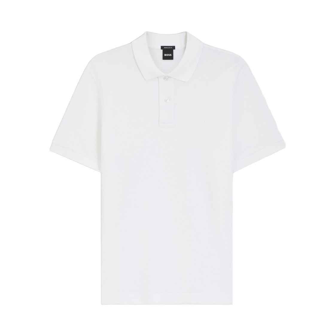 휴고 보스 코튼 피케 자수 로고 팔라스 폴로 셔츠 화이트(Hugo Boss Pallas Polo Shirt in Cotton Pique with Embroidered Logo White)